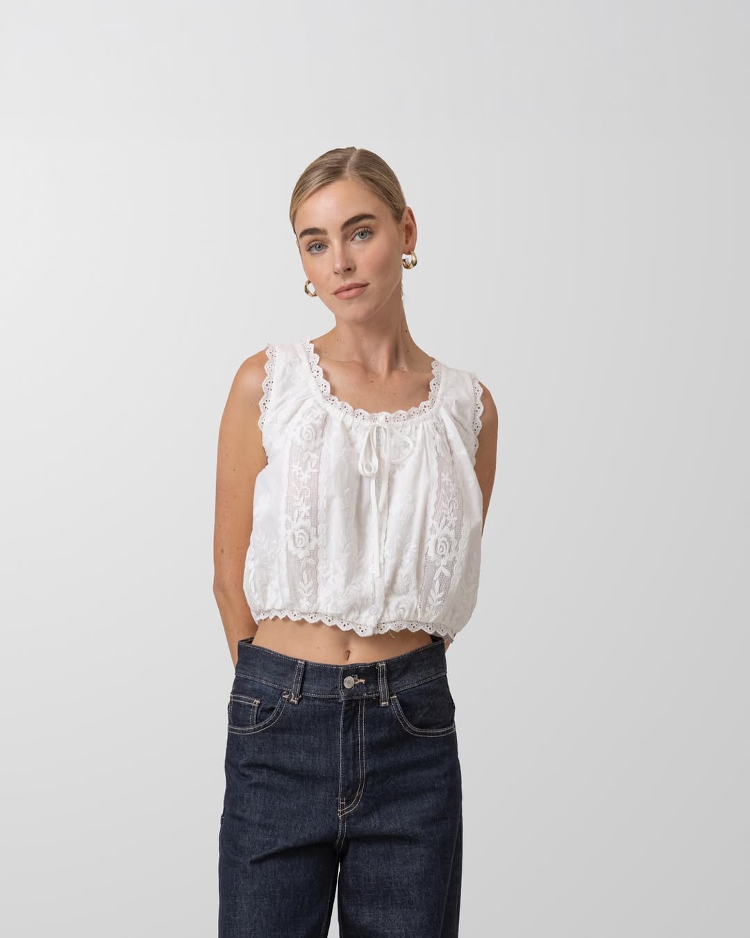 Eyelet Lace Whispers: Line & Dot's Summer-Ready Romance